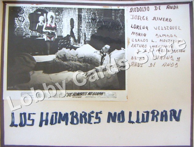 MARIO ALMADA / LOS HOMBRES NO LLORAN /CON FOTO